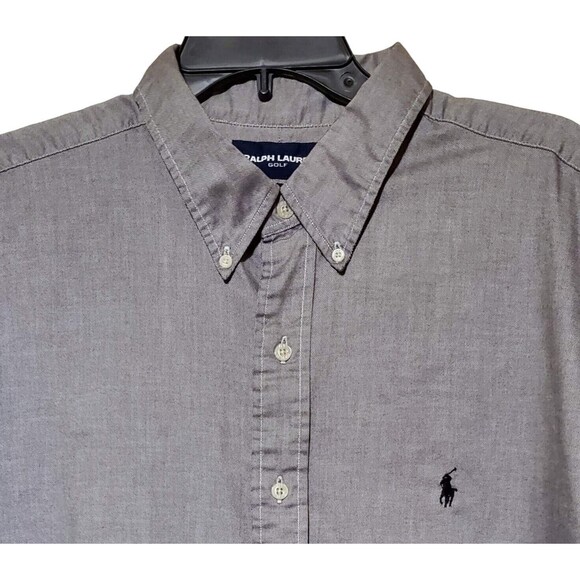 Ralph Lauren Golf Polo Shirt TILDEN Mens XXL Gray Short Sleeve Button - Picture 2 of 5